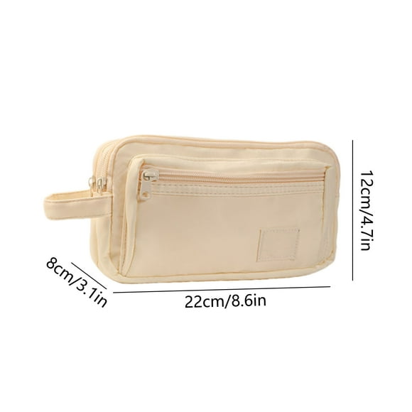 Portatil organizador de lápices bolsa de almacenamiento de gran capacidad, estuche de lápices de múltiples capas, estación de almacenamiento de estaciones, para escritorio, con,topliu