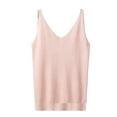thumbnail image 4 of Kureaily Women's V Neck Slim Fit Ribbed Knit Camisole Tops Sleeveless Shirt For Layering And Casual Wear Women's Tank Top, 4 of 4