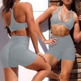 thumbnail image 2 of Leggings, Mujer Levantamiento de glúteos Pantalones de yoga Cintura alta Control de barriga Burbuja Levantamiento de cadera Entrenamiento Mallas para correr Adepaton WMZL-864-68, 2 of 5