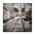 thumbnail image 2 of Gango Home Decor Vintage Train Yard III by Kathy Mahan (Printed on Paper); One 24x24in Fine Art Paper Giclee Print, 2 of 4