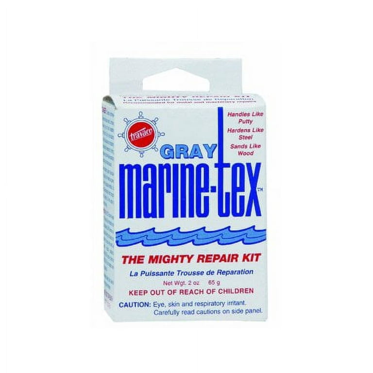 TRAVACO PRODUCTS- MARINE TEX Marine-TEX 14 OZ KIT Gray