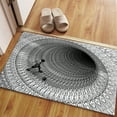 thumbnail image 2 of Optical Illusion Rug, 3D Effect Rug, Abstract Rugs, Modern Rugs, Soft Rug, Kitchen Rug, Pattern Rug, Indoor Rug, 3D Printed Rug, Gray Rug, 3.3'x5' - 100x150 cm, 2 of 4