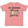 thumbnail image 3 of Inktastic My Grandma Loves Me with Sloth and Hearts Boys or Girls Toddler T-Shirt, 3 of 5
