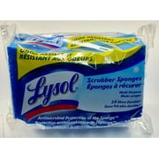 Quickie Lysol 57506-2CAN Multi-Purpose Scrub Sponge, 2-Pack