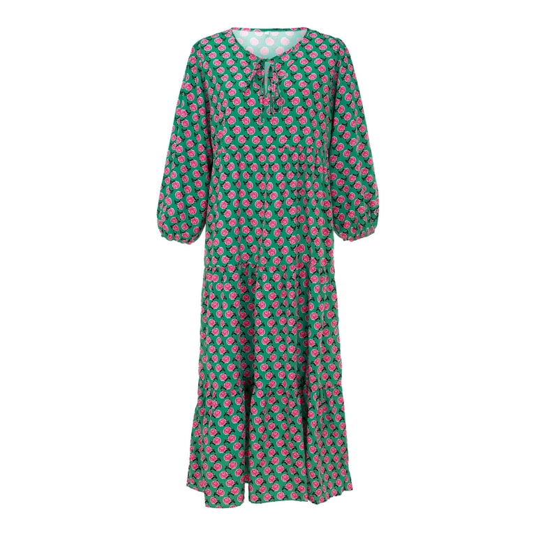 Summer Dresses For Women 2024 Geometric Printed Bubble Sleeved Dress Street  Oversized Women's Clothing White Engagement Dresses Sequin Dress For Women  Coctail Dresses Womens Dresses Evening Party Form - Walmart.com