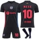 thumbnail image 1 of 24-25 Barcelona Away Football Shirts Kids Football Kit No.10 Mess, 1 of 2