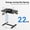 Black + Side Column, variant on FENGFAN 26×19 Inch White Middle Column Adjustable Desk Gas Spring Lockable Casters 1 Pack
