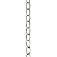 thumbnail image 2 of Aspen Creative 21110-21,Steel 10 Feet Heavy Duty Chain for Hanging Up Maximum Weight 40 Pounds-Lighting Fixture/Swag Light/Plant in Stin Nickel.11 Gauge., 2 of 6