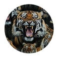 thumbnail image 4 of WYYP Tigers Bengal School of Art Waterproof Resistant Fabric 100% Polyester Fiber Table Cloth White, 4 of 8