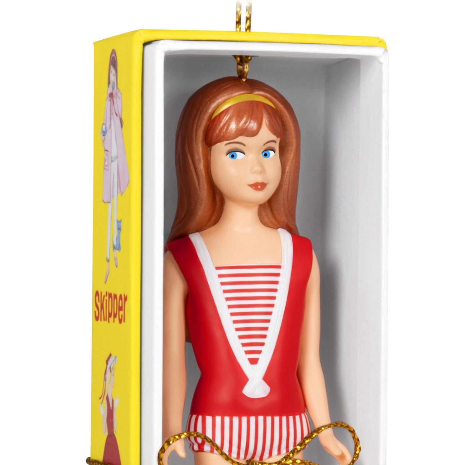 Hallmark Keepsake Christmas Ornament (Barbie 60th Anniversary Barbie's Little Sister, Skipper)