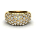 thumbnail image 4 of Cocktail Rings for Women Dome Fashion Rings 18K Gold 1.00 CT TW (G,VS1), 4 of 5