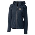 thumbnail image 2 of Women's Cutter & Buck  Heather Navy Houston Astros City Connect Mainsail Full-Zip Hooded Jacket, 2 of 3