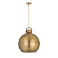 thumbnail image 4 of Innovations Lighting  Newton Metal Sphere - 1 Light 18" Stem Hung Pendant Polished Nickel, 4 of 5