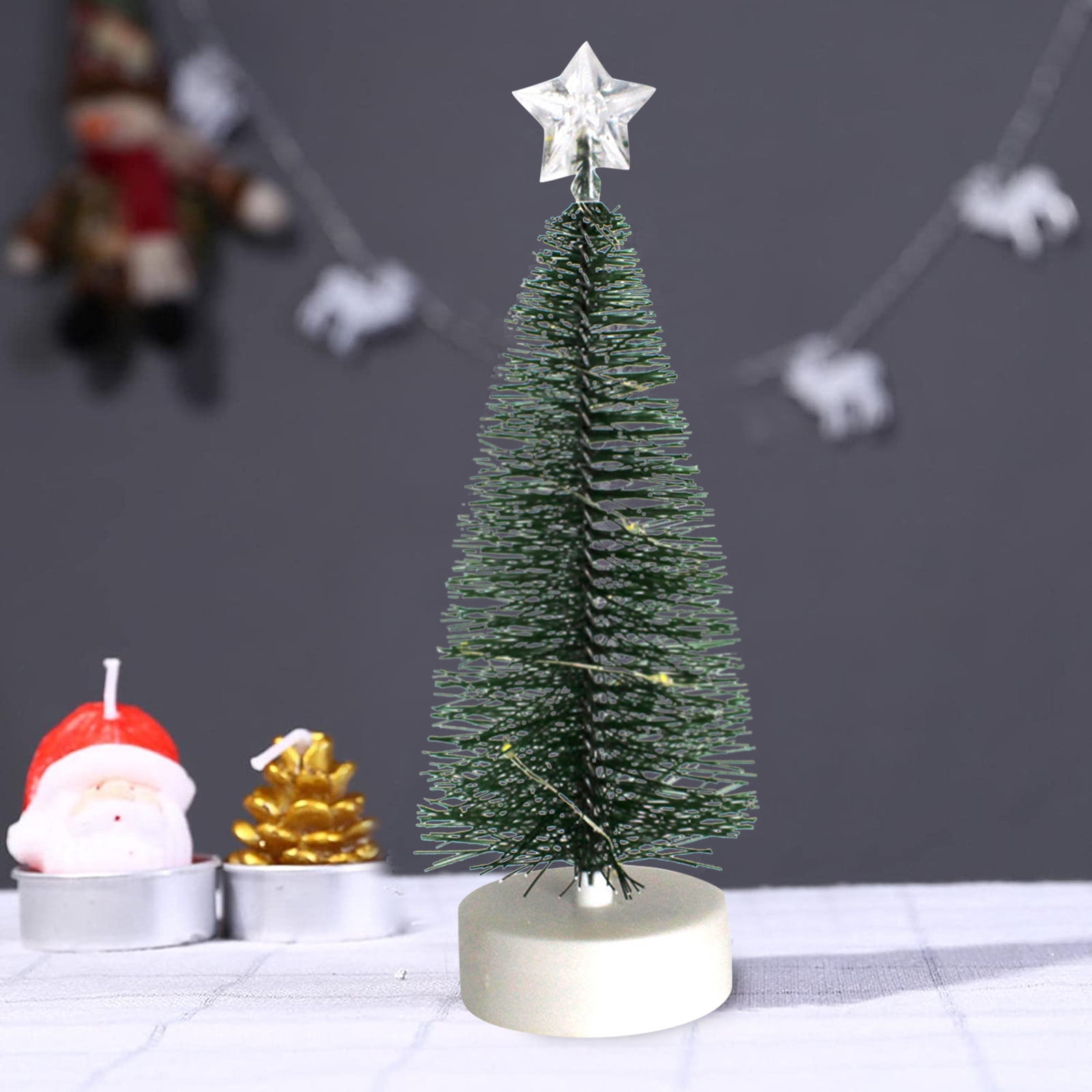 Christmas LED SWIRL TRI COLOR CHISELED TREE Plastic Glitter Sparkle 131403 