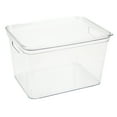 thumbnail image 2 of Simplify 4 Pack Large Plastic Lidded Storage Bin, Clear, 2 of 10