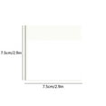 thumbnail image 3 of Rbaofujie Blocs-Notes Transparents Auto-Adhésifs 3x3 Pouces pour Notes de Livres pour École et Bureau, 3 of 9