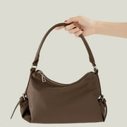 Lightweight Ergonomic Handbag with Top Handle, Multiple Pockets & Comfortable Shoulder Strap for Commuting Essentials