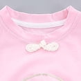 thumbnail image 5 of Rvasteizo Girls Outfit Set Print Bow Short Sleeve Top Denim Short Pant With Pocket Toddler Summer Set for 0-6 Years, 5 of 5