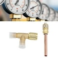thumbnail image 4 of Adaptador en T Ecomeon conector en T de núcleo de válvula de 1/4 pulg para manómetro de vacío R22 R12 R134, 4 of 6