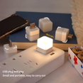 thumbnail image 2 of Luz nocturna USB pequeña, luz LED de 5V, lámpara con enchufe USB, carga de energía móvil para PC, Mini lámparas de libro, protección ocular, luz de lectura cuadrada Tan Jianjun unisex, 2 of 2