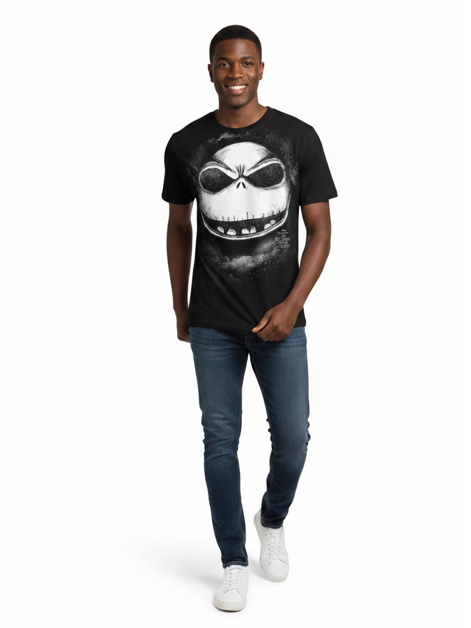 Disney The Nightmare Before Christmas, Men's & Big Men's Graphic Tee, Jack Skellington, Sizes S-3XL