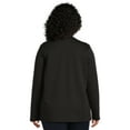 thumbnail image 3 of No Boundaries Juniors Plus Size Double Knit Blazer, 3 of 5