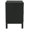 thumbnail image 5 of SAFAVIEH Galio Traditional Style 2 Drawer Nightstand, Black/Gold (18.5 in. W x 15.4 in. D x 22.2 in. H), 5 of 12
