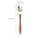 thumbnail image 4 of 1pc Christmas Baking Tool Silicone Cake Spatula Adorable Cream Scraper, 4 of 8