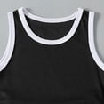 thumbnail image 6 of Boys Outfits Mesh Athletic Solid Print Sleeveless Crew Neck Tank Top And Shorts 2 Piece Casual Boys' Clothing Sets Size 2-3 Years, 6 of 9