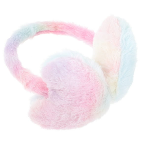 GOOHOCHY 1Set Warm and Protective Ear for Girls and Women in Adorable Heart Shape Plush Design