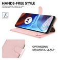 thumbnail image 4 of CoverON For Motorola Moto E7 Power Wallet Case, RFID Blocking Vegan Leather 6x Card Slot Holder Cover Flip Folio Phone Pouch, Rose Gold, 4 of 7