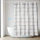 thumbnail image 5 of Cortina de Ducha Blanca de Secado rápido de 180 x 200 cm, Cortina de Ducha de Tela de poliéster Impermeable Lavable a máquina, Cortinas de baño semitransparentes, 5 of 5