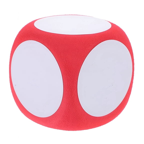 BESTSKY 2026 New Large Foam Dice Jumbo Foam Dice for Classroom Giant Dice Dry Erase Dice Blank Dice Write on Math Cubes for Teacher School