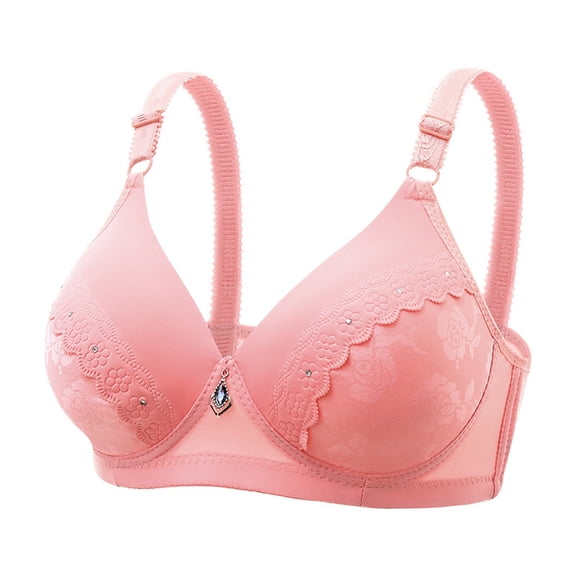 VISALY Bras for Women No Underwire Bras Plus Size Comfort Soft Bras Supportive Bralettes Cute Strong Support Sports, Bras for Older Women, Bras for Women No Underwire, Bras, 36-42