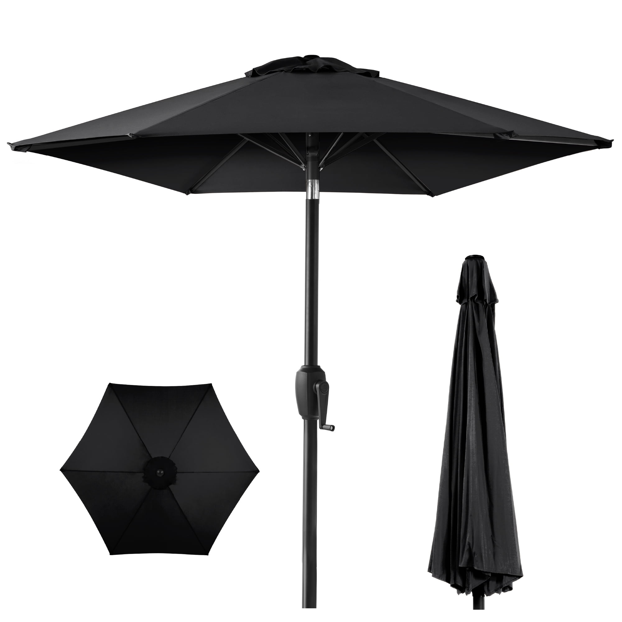 big lots offset patio umbrella Garden Winds Replacement Canopy Top Cover for the Solar 11' x 8' Offset Umbrella