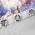 thumbnail image 4 of Erosebridal Chic Horse Black Out Curtains for Girls, Pink Cherry Blossoms Curtains Pack of 2 (42x63 Each), 4 of 6
