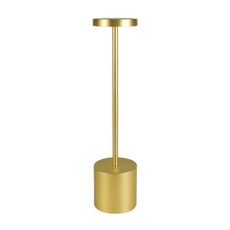 

Wireless Rechargeable Gold Led Night Light Table Lamp Modern Bedside Usb Desk Lamp Room Decor Hotel Bar Restaurant