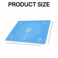 thumbnail image 2 of ACDANC Silicone Baking Mat with Measurements -Pastry Mat |Non Slip Non Stick| Pastry Rolling,Counter Mat,Dough Rolling Mat,Oven Liner,Fondant/Pie Crust Mat (25*18",Blue), 2 of 7