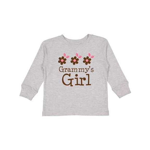 Inktastic Grammy's Girl Daisies Girls Long Sleeve Toddler T-Shirt
