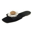 thumbnail image 1 of asdoklhq Women's Slippers,Women Beach Breathable Flowers Sandals Home Slipper Flip-Flops Flat Shoes, 1 of 7