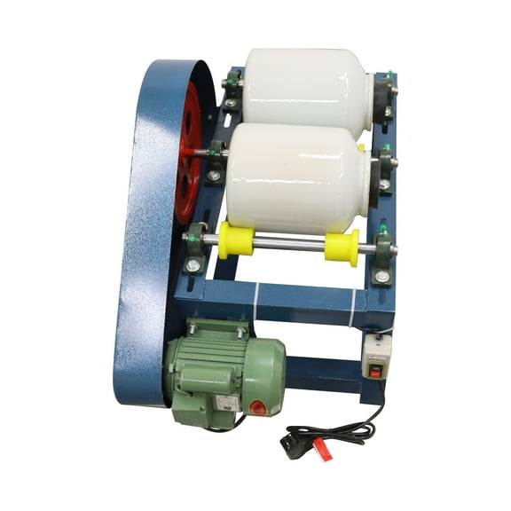 Ceramic Ball Mill Grinding Machine Horizontal Drum Lab Grinding Machine Mixer 220V