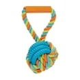 thumbnail image 2 of Durable 8 Inch Interactive Dog Rope Tug Toy Dual Material Teeth Cleaning (Full Set - All 3 Toys), 2 of 7