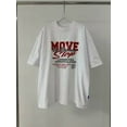 thumbnail image 1 of Camiseta Y2k para hombre, estilo hip hop, con estampado gráfico de letras, de gran tamaño, estilo Harajuku gótico, de algodón, cuello redondo, manga corta, ropa de calle, trajes de verano 2024, 1 of 6