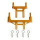 thumbnail image 1 of 1:16 RC Car Front Rear Shell Columns Chasis Componentes Repuestos Metal Alto Oro, 1 of 9