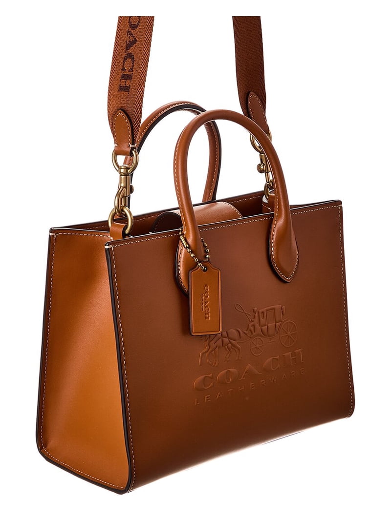 Coach Ace Leather Tote 26, Brown - Walmart.com