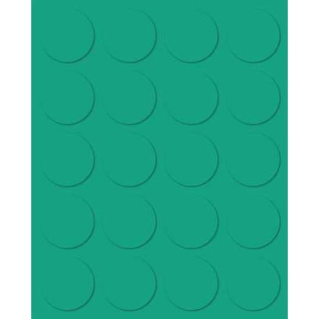 - MAGNA VISUAL FI-126 Magnetic Round Indicators, Green, PK 20