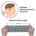 thumbnail image 5 of Easygdp French Bulldog Yoga Sports Headband Non Slip Headband Unisex for Head Circumference 19.6 - 22.4 inch, 5 of 9