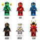 thumbnail image 2 of Pack combinado LEGO NINJAGO Legacy Minifigura - Lloyd, Jay, Kai, Cole, Zane, NYA con armas, 2 of 3