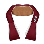 LDPT European Plug DC12V 25W Shiatsu Kneading Neck Back Leg Waist Body Shoulder Massager W/ Heat