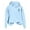 Sky Blue, variant on Arlun Women's Shark Graphic Printed Hoodies Soft Comfortable Long Sleeve Pullover Sweatshirts Ocean Style Graphic Casual Plus Size Hooded Sweatshirts for Women Sky Blue XL
